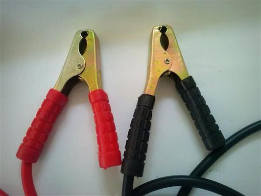 Cablu de Pornire Curent 1000A idealStore, 2 m, Include 2 Clesti de Pozitiv/2 Clesti de Negativ