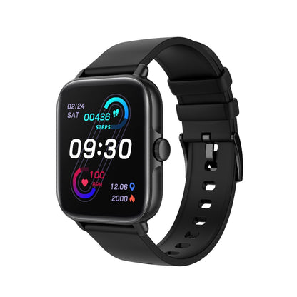 Smartwatch Techno BLACK IdealStore Full HD, Ecran de 1,7 Inch cu rezolutie 280x280, Monitorizare tensiune arteriala si frecventa cardiaca, Rezistent la apa IP67, Preluare apeluri Bluetooth, Mod multi-sport, Sistem de operare Android sau IOS