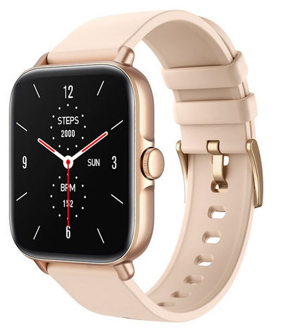 Smartwatch Techno GOLD IdealStore Full HD, Ecran de 1,7 Inch cu rezolutie 280x280, Monitorizare tensiune arteriala si frecventa cardiaca, Rezistent la apa IP67, Preluare apeluri Bluetooth, Mod multi-sport, Sistem de operare Android sau IOS