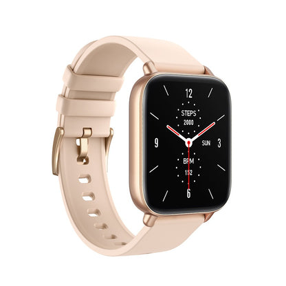 Smartwatch Techno GOLD IdealStore Full HD, Ecran de 1,7 Inch cu rezolutie 280x280, Monitorizare tensiune arteriala si frecventa cardiaca, Rezistent la apa IP67, Preluare apeluri Bluetooth, Mod multi-sport, Sistem de operare Android sau IOS