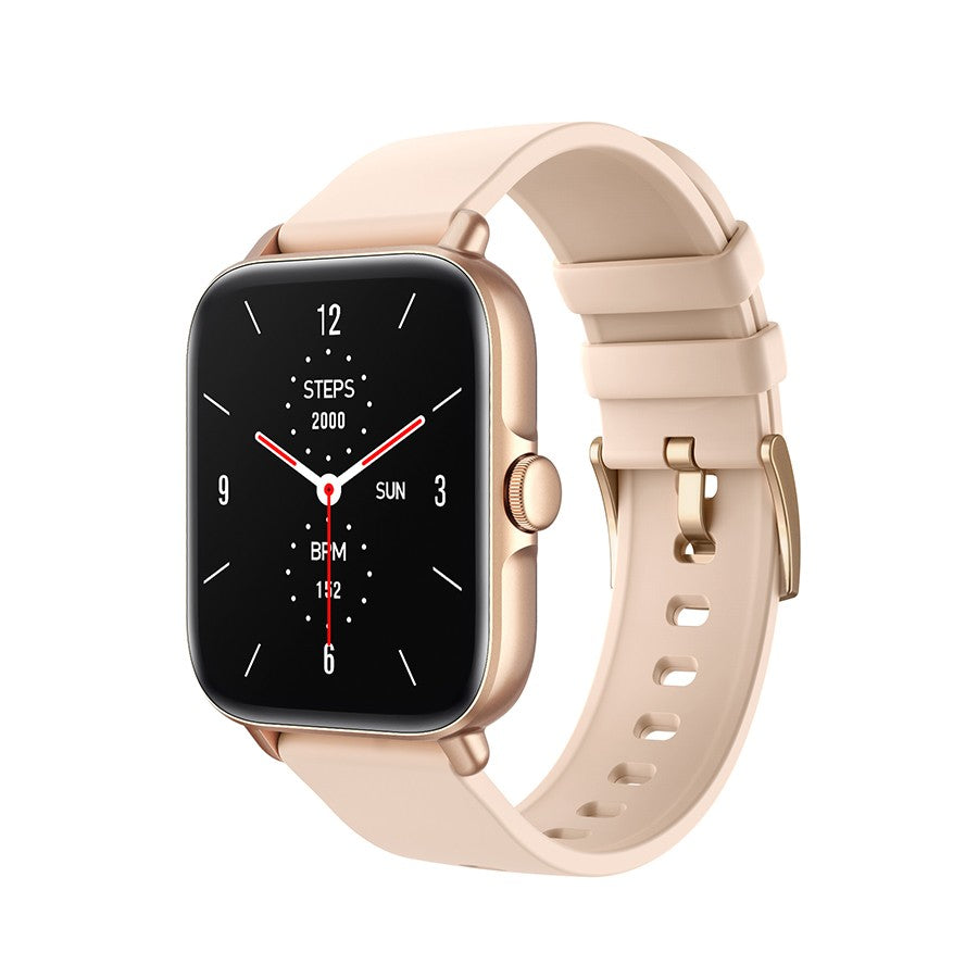 Smartwatch Techno GOLD IdealStore Full HD, Ecran de 1,7 Inch cu rezolutie 280x280, Monitorizare tensiune arteriala si frecventa cardiaca, Rezistent la apa IP67, Preluare apeluri Bluetooth, Mod multi-sport, Sistem de operare Android sau IOS