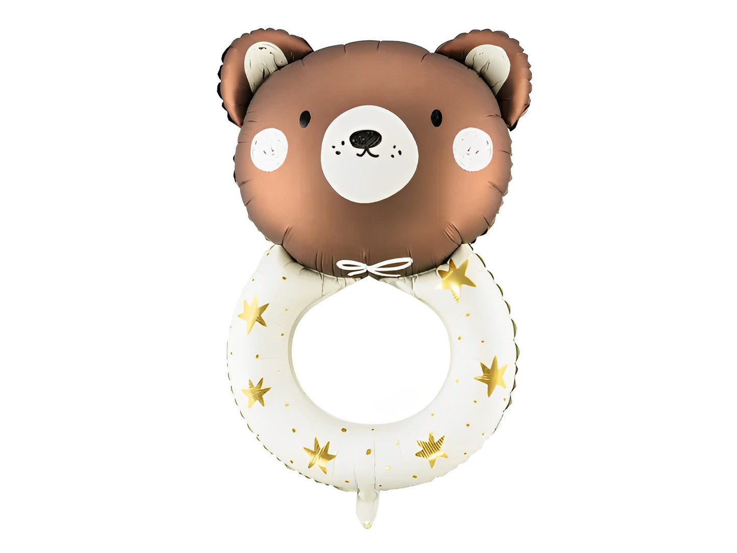 Balon 4D Teddy Bear IdealStore, Din folie in forma de ursulet, Mix de culori, Dimensiune 61 x 88 cm, Poate fi umflat atat cu Aer cat si cu Heliu, Ideal pentru o petrecere reusita
