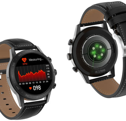 Ceas Smartwatch Teko idealStore, Ecran IPS HD 1.39 inch, Apel bluetooth 5.0, Difuzor, Microfon, Monitor Ritm Cardiac, EKG, Somn, IP68, Multi Sport, Notificari, Vibratii, Personalizare Ecran, Negru