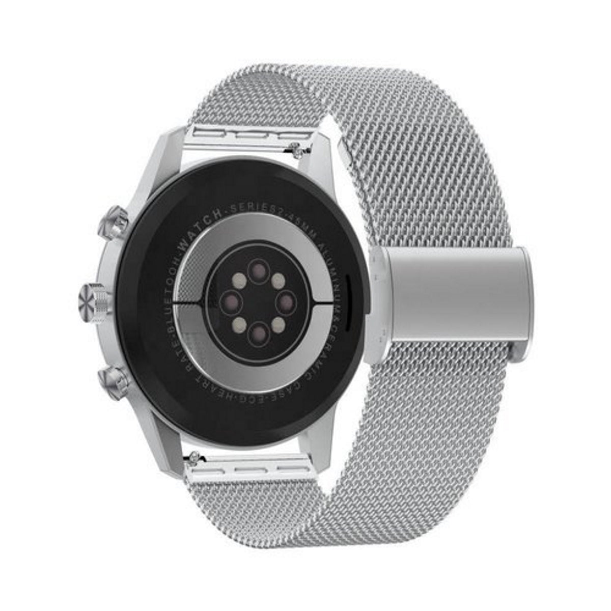 Ceas Smartwatch Teko idealStore, Ecran IPS HD 1.39 inch, Apel bluetooth 5.0, Difuzor, Microfon, Monitor Ritm Cardiac, EKG, Somn, IP68, Multi Sport, Notificari, Vibratii, Personalizare Ecran, Argintiu