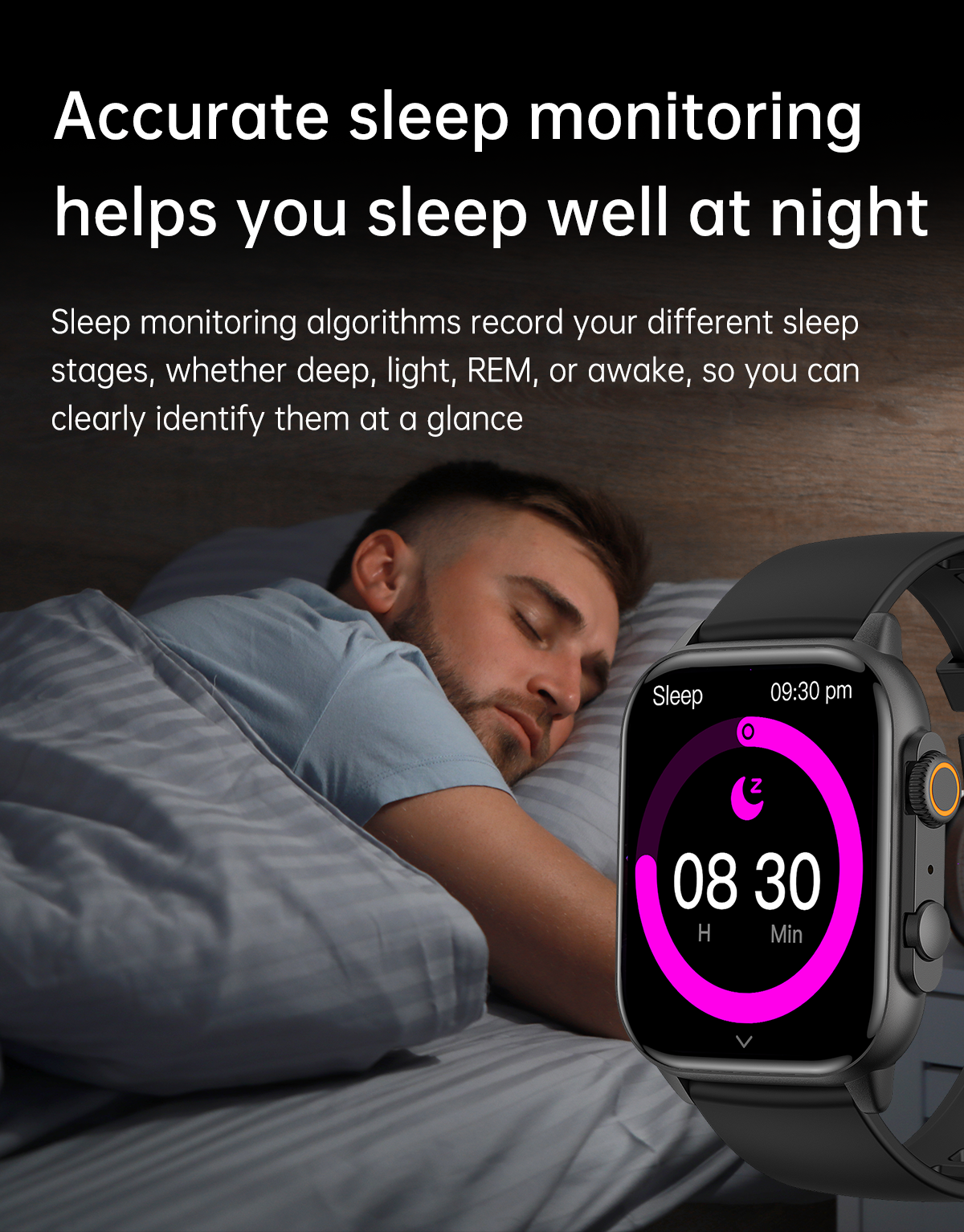 Smartwatch idealSTORE TESSLA 11 Pro, Ecran AMOLED, Apel Bluetooth cu Difuzor si Microfon, Monitor Somn si Sport, NFC, AI Voice, Monitorizare Sanatate, Aplicatii Bursiere, Prognoza Meteo, Notificari Facebook, Whatssapp, Instagram, culoare Gri