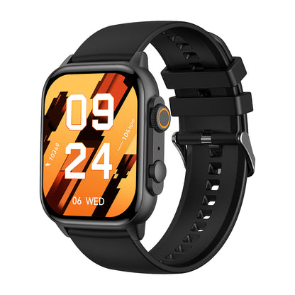 Smartwatch idealSTORE TESSLA 11 Pro, Ecran AMOLED, Apel Bluetooth cu Difuzor si Microfon, Monitor Somn si Sport, NFC, AI Voice, Monitorizare Sanatate, Aplicatii Bursiere, Prognoza Meteo, Notificari Facebook, Whatssapp, Instagram, culoare Negru