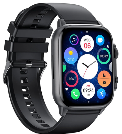 Smartwatch idealSTORE TESSLA 11 Pro, Ecran AMOLED, Apel Bluetooth cu Difuzor si Microfon, Monitor Somn si Sport, NFC, AI Voice, Monitorizare Sanatate, Aplicatii Bursiere, Prognoza Meteo, Notificari Facebook, Whatssapp, Instagram, culoare Negru
