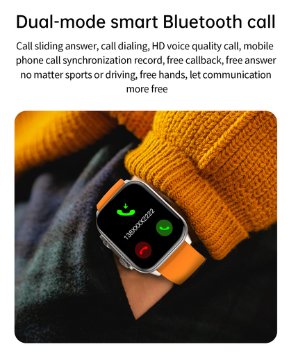 Smartwatch idealSTORE TESSLA 11 Pro, Ecran AMOLED, Apel Bluetooth cu Difuzor si Microfon, Monitor Somn si Sport, NFC, AI Voice, Monitorizare Sanatate, Aplicatii Bursiere, Prognoza Meteo, Notificari Facebook, Whatssapp, Instagram, culoare Negru