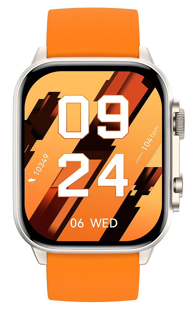 Smartwatch idealSTORE TESSLA 11 Pro, Ecran AMOLED, Apel Bluetooth cu Difuzor si Microfon, Monitor Somn si Sport, NFC, AI Voice, Monitorizare Sanatate, Aplicatii Bursiere, Prognoza Meteo, Notificari Facebook, Whatssapp, Instagram, culoare Orange