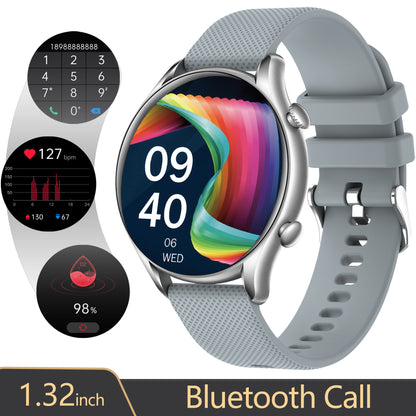 Ceas SmartWatch Tirana Fashion idealSTORE, Ecran IPS Full Touch Display, Bluetooth, Monitorizare Ritm Cardiac, Tensiunii Arteriale, Saturatia Sangelui, Somn, Vreme, Multi-Sport, Notificari Apeluri, SMS, Social Media, IP67, Long Battery, Grey Edition