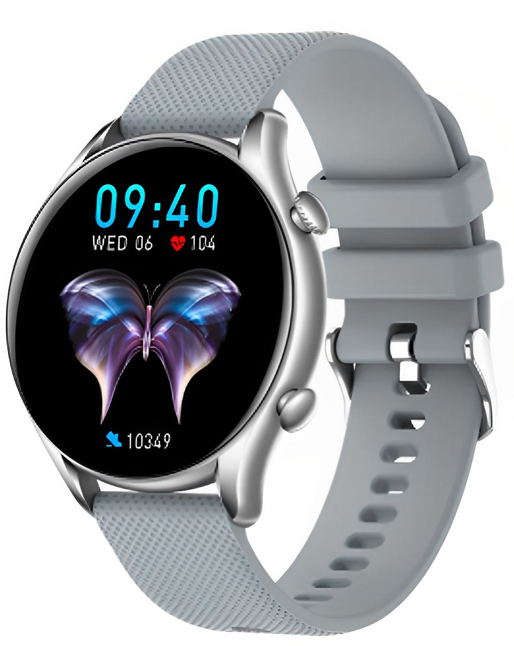 Ceas SmartWatch Tirana Fashion idealSTORE, Ecran IPS Full Touch Display, Bluetooth, Monitorizare Ritm Cardiac, Tensiunii Arteriale, Saturatia Sangelui, Somn, Vreme, Multi-Sport, Notificari Apeluri, SMS, Social Media, IP67, Long Battery, Grey Edition