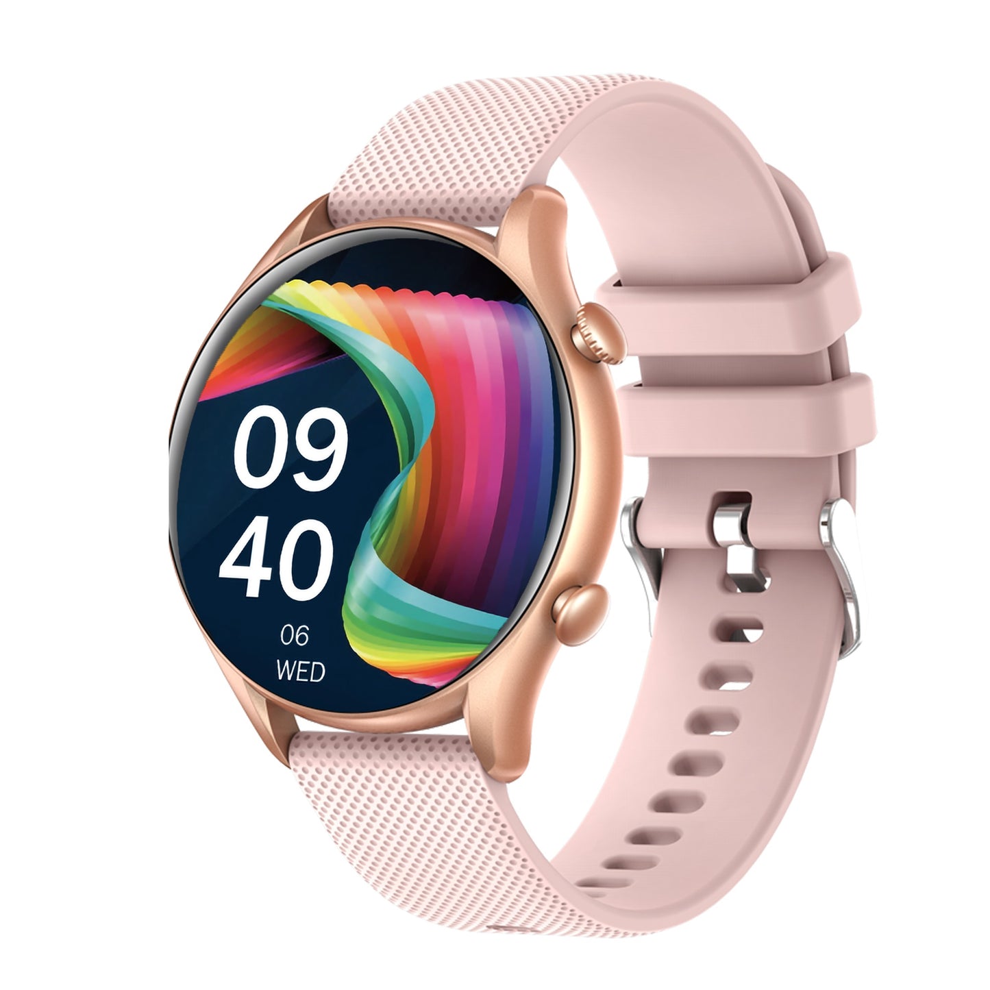 Ceas SmartWatch Tirana Fashion idealSTORE, Ecran IPS Full Touch Display, Bluetooth, Monitorizare Ritm Cardiac, Tensiunii Arteriale, Saturatia Sangelui, Somn, Vreme, Multi-Sport, Notificari Apeluri, SMS, Social Media, IP67, Long Battery, Gold Edition