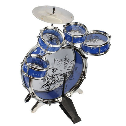 Set 6 tobe muzicale idealSTORE YOUNG DRUMMER, Include 10 Piese, Garanteaza ore de distractie, Ajuta la dezvoltarea gandirii si a abilitatilor cognitive, Design compact