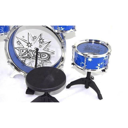 Set 6 tobe muzicale idealSTORE YOUNG DRUMMER, Include 10 Piese, Garanteaza ore de distractie, Ajuta la dezvoltarea gandirii si a abilitatilor cognitive, Design compact