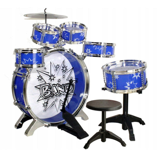 Set 6 tobe muzicale idealSTORE YOUNG DRUMMER, Include 10 Piese, Garanteaza ore de distractie, Ajuta la dezvoltarea gandirii si a abilitatilor cognitive, Design compact