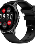 Ceas Smartwatch Tokio Fashion idealSTORE, Ecran Rotund LCD, UltraSlim, Apeluri Bluetooth, Android- iOS, Monitorizare Ciclul Menstrual, Pasi, Calorii, Tensiunea Arteriala, Ritm Cardiac, Pedometru, Control Muzica, MultiSport, GPS, LongLife Battery, BLACK