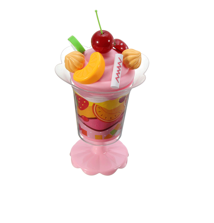 Tort pentru copii idealSTORE, PINK CAKE PARTY, Include 75 de accesorii simbolice ce ofera posibilitati nelimitate fiecarui mic cofetar, Sporeste jocul de rol