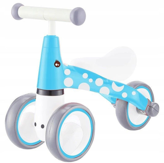 Tricicleta IDL pentru copii Blue Sky Rider, Ideala pentru cei mici intre 12-36 luni pentru o plimbare de neuitat alaturi de parinti si prieteni, Dimensiune 50x22x39, Sarcina maxima admisa 20kg, Culoare Albastra