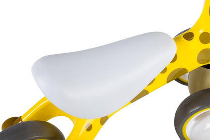Tricicleta IDL pentru copii Yellow Rider, Ideala pentru cei mici intre 12-36 luni pentru o plimbare de neuitat alaturi de parinti si prieteni, Dimensiune 50x22x39, Sarcina maxima admisa 20kg, Culoare Galbena