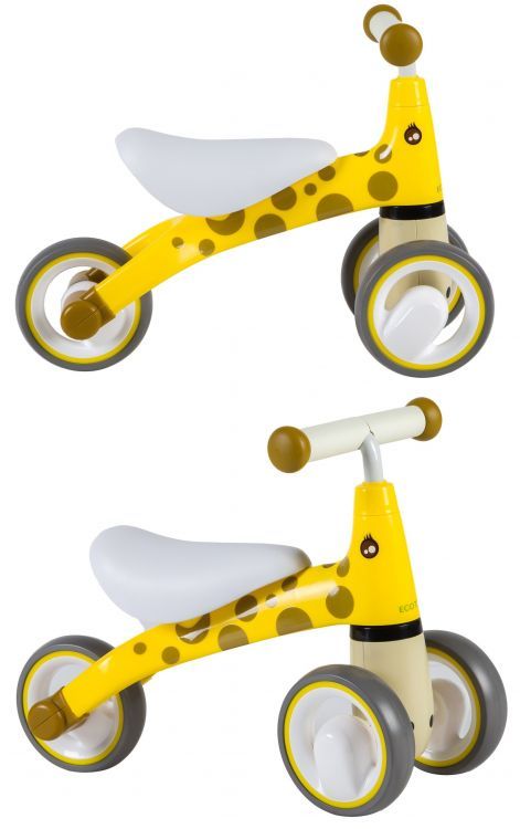 Tricicleta IDL pentru copii Yellow Rider, Ideala pentru cei mici intre 12-36 luni pentru o plimbare de neuitat alaturi de parinti si prieteni, Dimensiune 50x22x39, Sarcina maxima admisa 20kg, Culoare Galbena