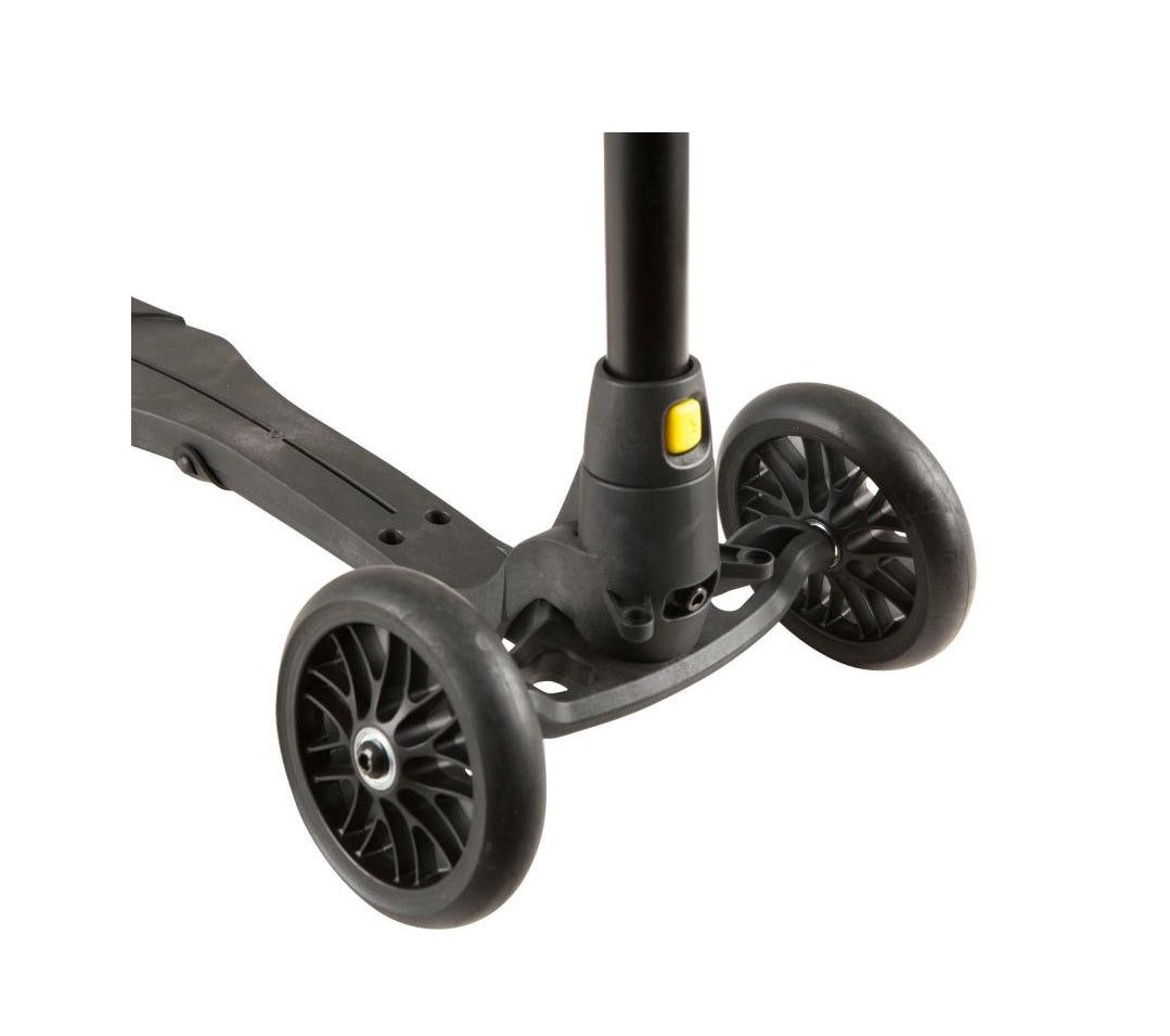 Trotineta cu sistem de directie UNIC SI BREVETAT IDL Speed Rider, Faciliteaza invatarea, traiectoria si insoteste dezvoltarea PSIHOMOTORIE la copii, Ofera distractie si ore de amuzament, Carcasa interschimbabila, Neagru-Albastru