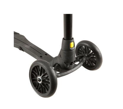 Trotineta cu sistem de directie UNIC SI BREVETAT IDL Speed Rider, Faciliteaza invatarea, traiectoria si insoteste dezvoltarea PSIHOMOTORIE la copii, Ofera distractie si ore de amuzament, Carcasa interschimbabila, Neagru-Albastru