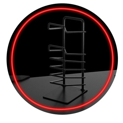 Birou gaming Smart Pro Collection idealSTORE Dimensiuni 120 x 60 x 70 cm, Cadru metalic stabil, Iluminare LED, Accesorizat cu suport pentru casti, pahar, Picioare reglabile, Echipat cu sistem de gestionare a cablurilor