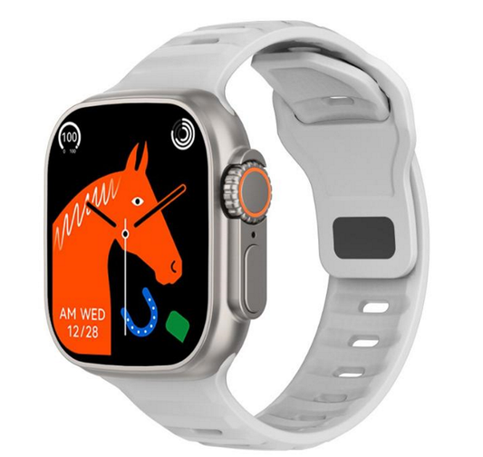 Ceas Smartwatch Alfa WatchMax IdealStore, Ecran tactil de 2.02 HD Inch, Functie de Preluare Apel, Difuzor si Microfon incorporat, Notificari Facebook, Whatssapp, Instagram, Rezistent la apa IP 68, Tensiune arteriala, Blocare prin cod, Ultra Gray Edition