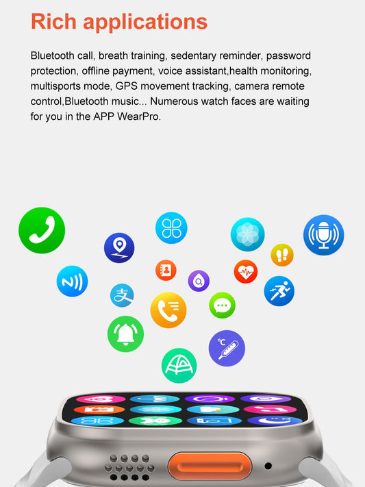 Ceas Smartwatch Alfa WatchMax IdealStore, Ecran tactil de 2.02 HD Inch, NFC, Functie de Preluare Apel, Difuzor si Microfon incorporat, Notificari Facebook, Whatssapp, Instagram, Rezistent la apa IP 68, Tensiune arteriala, Blocare prin cod, Red Edition