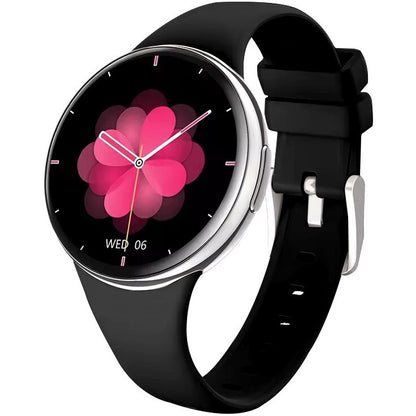 Smartwach idealSTORE UltraTHIN, AMOLED, Ultra Subtire, Notificari apeluri, Monitorizare Fitness, Somn, Sedentarism, Ecran Personalizat, Ritm Cardiac si Oxigen, Notificari Aplicatii Sociale, Culoare Black