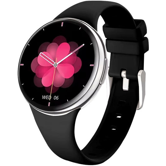 Smartwach idealSTORE UltraTHIN, AMOLED, Ultra Subtire, Notificari apeluri, Monitorizare Fitness, Somn, Sedentarism, Ecran Personalizat, Ritm Cardiac si Oxigen, Notificari Aplicatii Sociale, Culoare Black