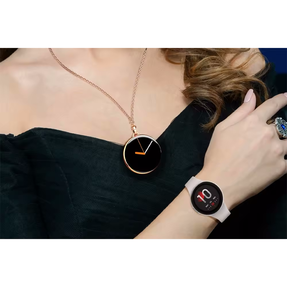 Smartwach idealSTORE UltraTHIN, AMOLED, Ultra Subtire, Notificari apeluri, Monitorizare Fitness, Somn, Sedentarism, Ecran Personalizat, Ritm Cardiac si Oxigen, Notificari Aplicatii Sociale, Culoare Black