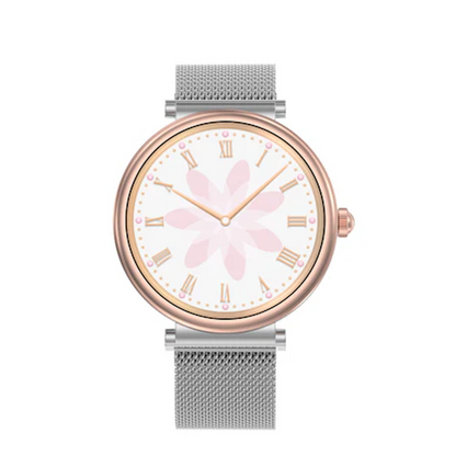 Smartwatch idealSTORE UnikWATCH, 2 Bratari, Functie de Inregistrare Voce, Apeluri Bluetooth, Afisaj AMOLED, Memento, Asistent vocal, Control Playlist Muzical, Urmarire GPS, Moduri Sportive, Rezistent la apa, Monitor Somn, Comanda Vocala, Culoare Silver