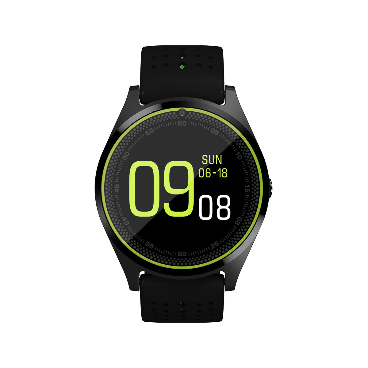 Ceas Smartwatch VANTAGE 9 2017, Bluetooth, Camera foto, Functie Telefon, Ecran Lcd, Anti lost, Facebook, Whatsapp, Sedentary remind, Curea detasabila, Model Nou, Negru