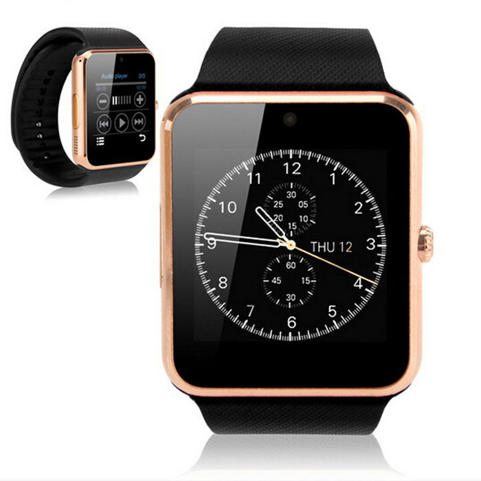 Ceas Smartwatch cu Telefon Vertigo 8 2017, Camera 1,3 Mpx, Apelare BT, LCD Capacitiv 1.54' Antizgarieturi, Slot Card, Aluminium, Gold