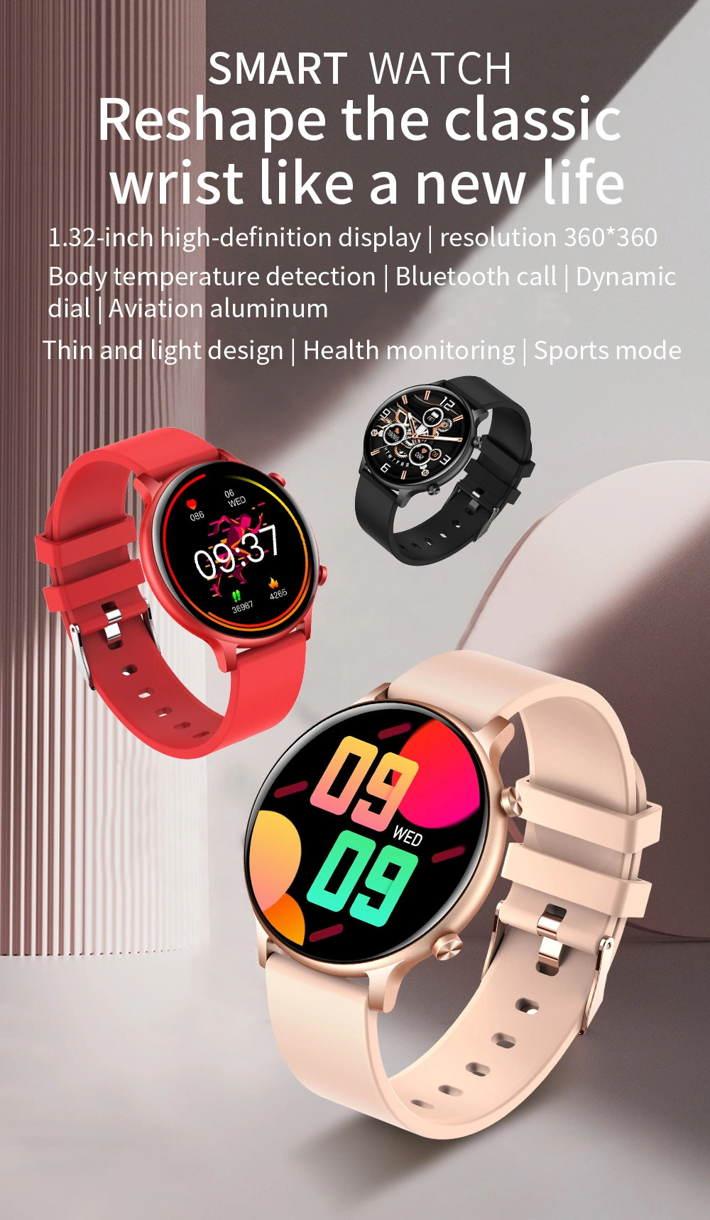 Ceas SmartWatch Versa idealStore, Dimensiunea Ecran 1.32 inch, Rezistent la Apa, Bluetooth, Monitor Ritm Cardiac, Tesiune Arteriala, Oxigen din Sange, Notificari Apeluri, Multi Sport, Compatibil iOS si Android, Silver