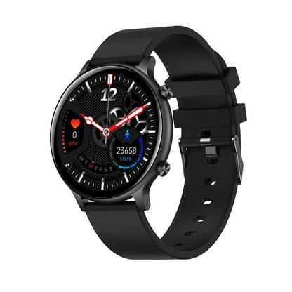 Ceas SmartWatch Versa idealStore, Dimensiunea Ecran 1.32 inch, Rezistent la Apa, Bluetooth, Monitor Ritm Cardiac, Tesiune Arteriala, Oxigen din Sange, Notificari Apeluri, Multi Sport, Compatibil iOS si Android, Black