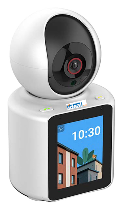 Baby Monitor si Camera de Supraveghere idealSTORE, Apel Video, Rotire, Monitorizare pe Telefon, Activare la Miscare si Sunete, Functie de Apel, Apelare Vocala, Microfon si Difuzor Incorporat, Video bidirectional, pentru Copii si Varstnici, Full HD 1080P