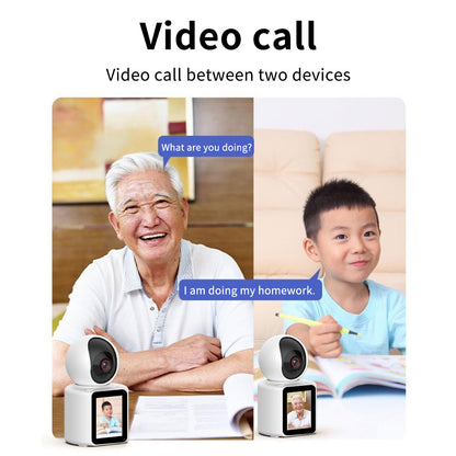 Baby Monitor si Camera de Supraveghere idealSTORE, Apel Video, Rotire, Monitorizare pe Telefon, Activare la Miscare si Sunete, Functie de Apel, Apelare Vocala, Microfon si Difuzor Incorporat, Video bidirectional, pentru Copii si Varstnici, Full HD 1080P