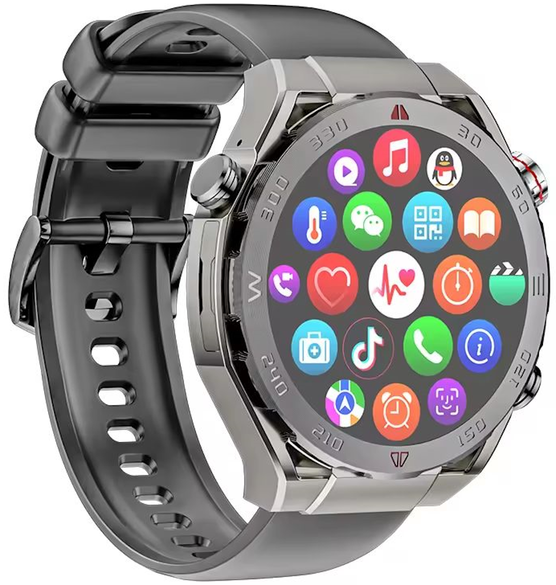 Ceas Smartwatch idealSTORE ViperWatch, cu SIM, Apel, Apel Video, Navigatie GPS, 4G, WiFi Camera 5 Mpx, Sistem Operarare Android, Aplicatii Sociale, Memorie 16 GB, Ritm Cardiac, Oxigen Sange, Tensiune Arteriala, Carcasa din Fibra de Carbon