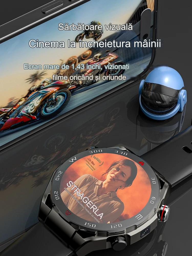 Ceas Smartwatch idealSTORE ViperWatch, cu SIM, Apel, Apel Video, Navigatie GPS, 4G, WiFi Camera 5 Mpx, Sistem Operarare Android, Aplicatii Sociale, Memorie 16 GB, Ritm Cardiac, Oxigen Sange, Tensiune Arteriala, Carcasa din Fibra de Carbon