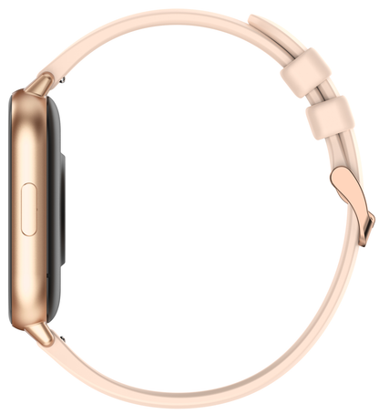 Smartwatch idealSTORE SaphirVision, Apel Bluetooth, Ecran HD Curbat 1,91 inchi, Monitorizare Fitness, Ritm Cardiac si Tensiune Arteriala, Compatibil iOS/Android, Gold