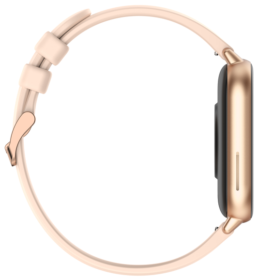 Smartwatch idealSTORE SaphirVision, Apel Bluetooth, Ecran HD Curbat 1,91 inchi, Monitorizare Fitness, Ritm Cardiac si Tensiune Arteriala, Compatibil iOS/Android, Gold