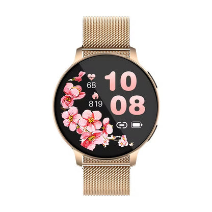Ceas SmartWatch VisionStyle idealSTORE, Ecran Full Touch1, 39 inch, Android/IOS, Bluetooth, Difuzor-Microfon, Apeluri, Mesaje Control Muzica-Foto, Monitorizare Somn, Ritm Cardiac, Tensiune Arteriala SpO2, Pedometru, Fitness Traker, IP67, Notificari