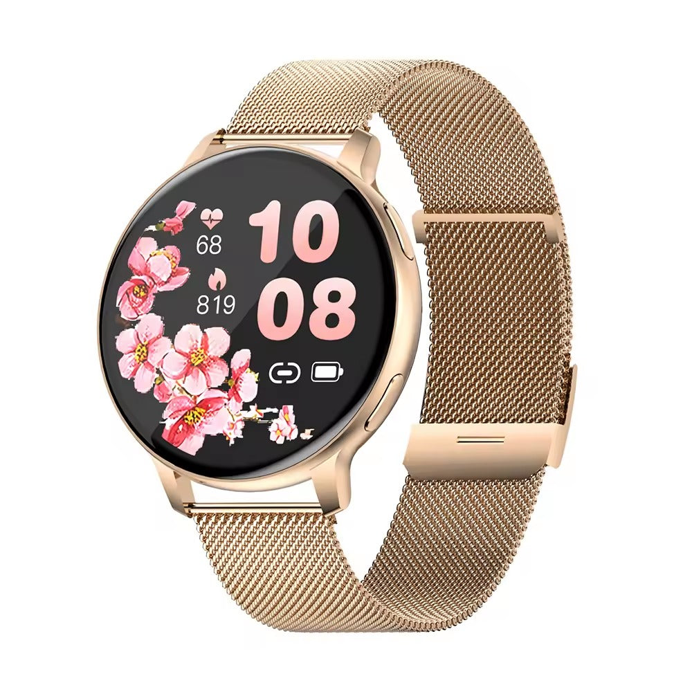 Ceas SmartWatch VisionStyle idealSTORE, Ecran Full Touch1, 39 inch, Android/IOS, Bluetooth, Difuzor-Microfon, Apeluri, Mesaje Control Muzica-Foto, Monitorizare Somn, Ritm Cardiac, Tensiune Arteriala SpO2, Pedometru, Fitness Traker, IP67, Notificari