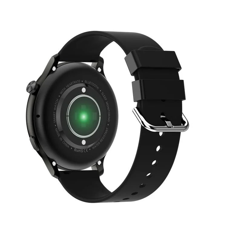 Smartwatch VIVA BLACK IdealStore Full HD, Ecran de 1.28 Inch cu rezolutie 240x240, Monitorizare tensiune arteriala si frecventa cardiaca, Rezistent la apa IP67, Preluare apeluri si mesaje Bluetooth, Mod multi-sport, Sistem de operare Android sau IOS