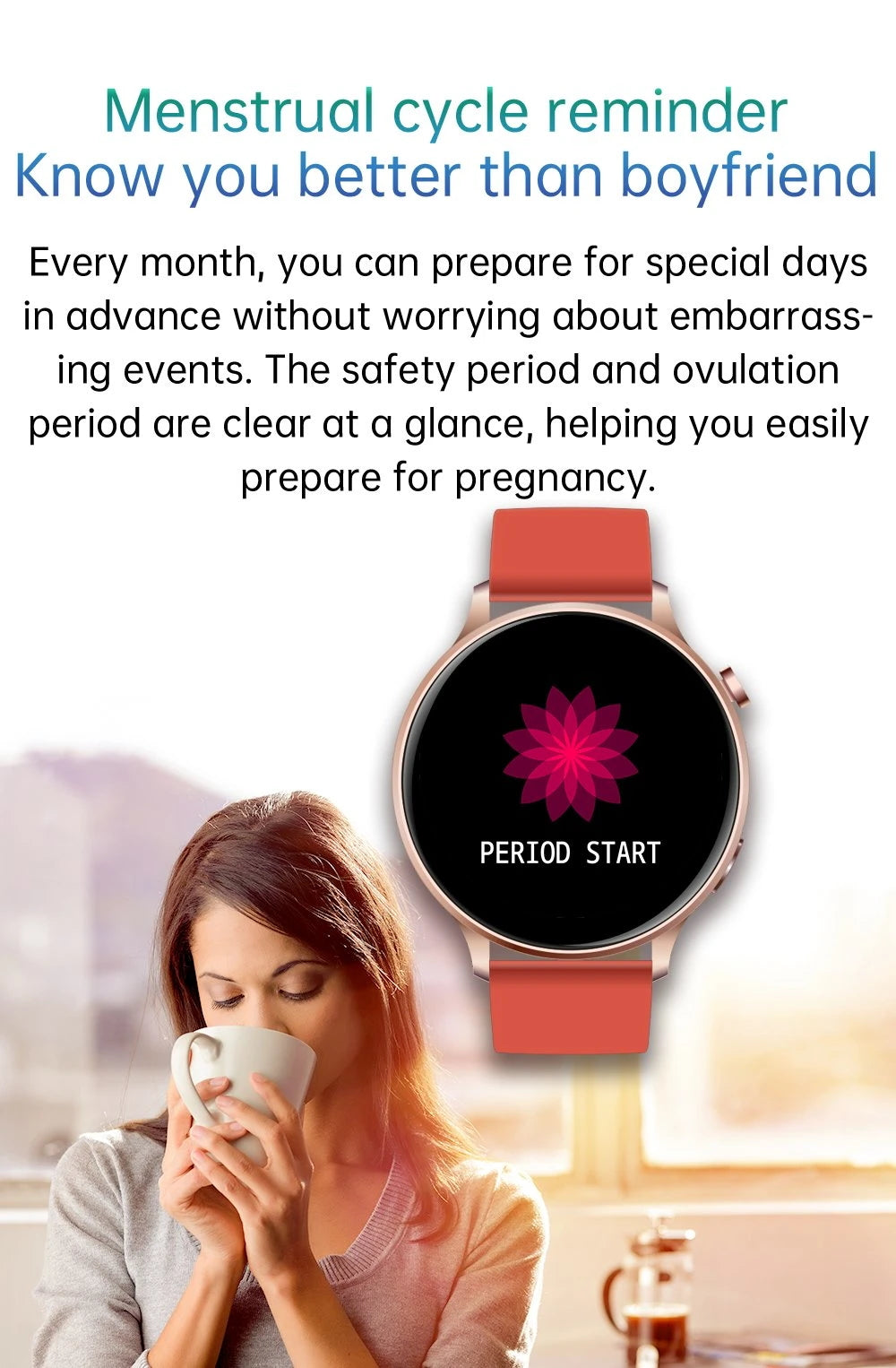 Smartwatch idealSTORE NEW Viva, Preluare Apeluri si Mesaje, Full HD, Ecran 1.28', Monitorizare Tensiune Arteriala, Frecventa Cardiaca, Rezistent la apa IP67, Bluetooth, Mod multi-sport, Operare Android sau IOS, culoare Rosu