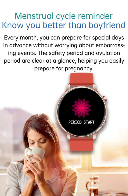 Smartwatch idealSTORE NEW Viva, Preluare Apeluri si Mesaje, Full HD, Ecran 1.28', Monitorizare Tensiune Arteriala, Frecventa Cardiaca, Rezistent la apa IP67, Bluetooth, Mod multi-sport, Operare Android sau IOS, culoare Rosu