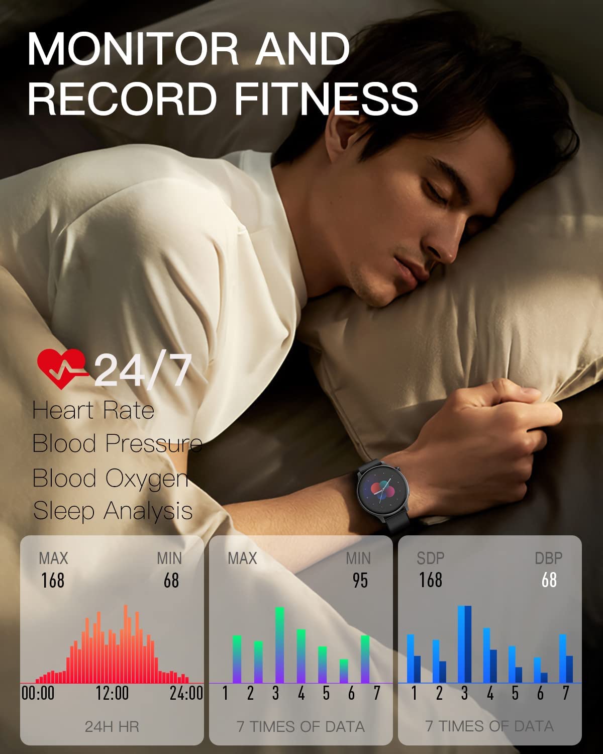 Smartwatch idealSTORE NEW Viva, Preluare Apeluri si Mesaje, Full HD, Ecran 1.28', Monitorizare Tensiune Arteriala, Frecventa Cardiaca, Rezistent la apa IP67, Bluetooth, Mod multi-sport, Operare Android sau IOS, culoare Rosu