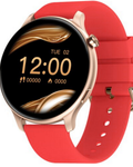 Smartwatch VIVA RED IdealStore Full HD, Ecran de 1.28 Inch cu rezolutie 240x240, Monitorizare tensiune arteriala si frecventa cardiaca, Rezistent la apa IP67, Preluare apeluri si mesaje Bluetooth, Mod multi-sport, Sistem de operare Android sau IOS